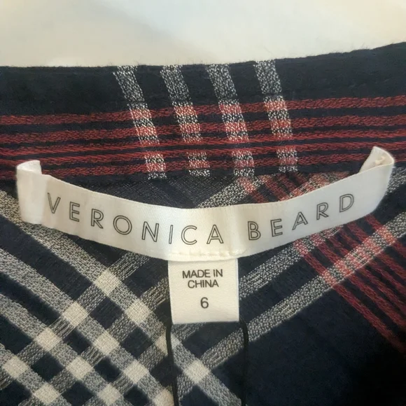 NWT Veronica Beard Emory Ruched Cargo Shirt Dress - Picture 4 of 7